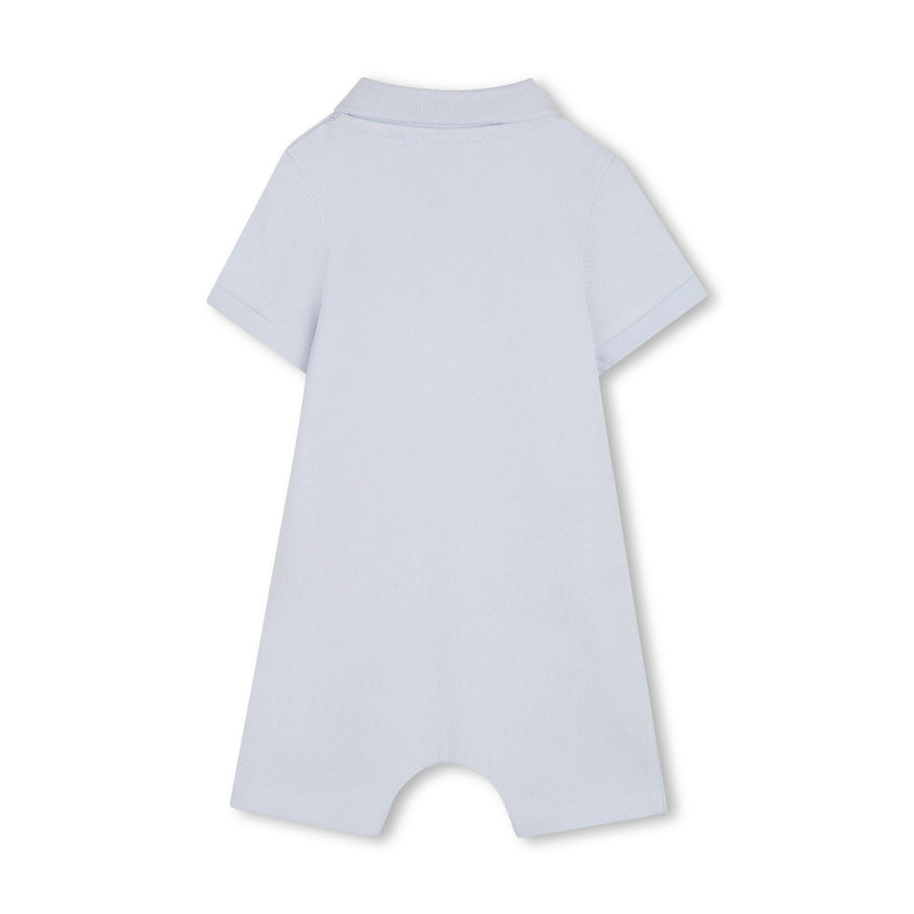 Blue Polo Baby Romper
