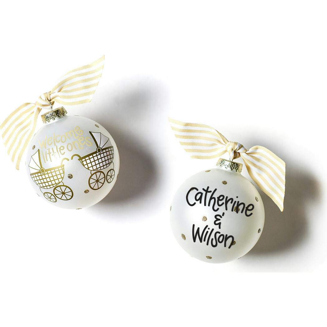 Welcome Little Ones Glass Ornament