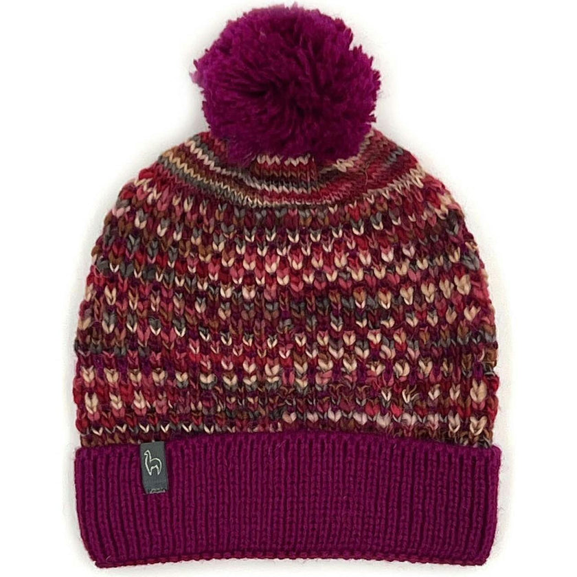 Kids Speckle Pom Pom Beanie