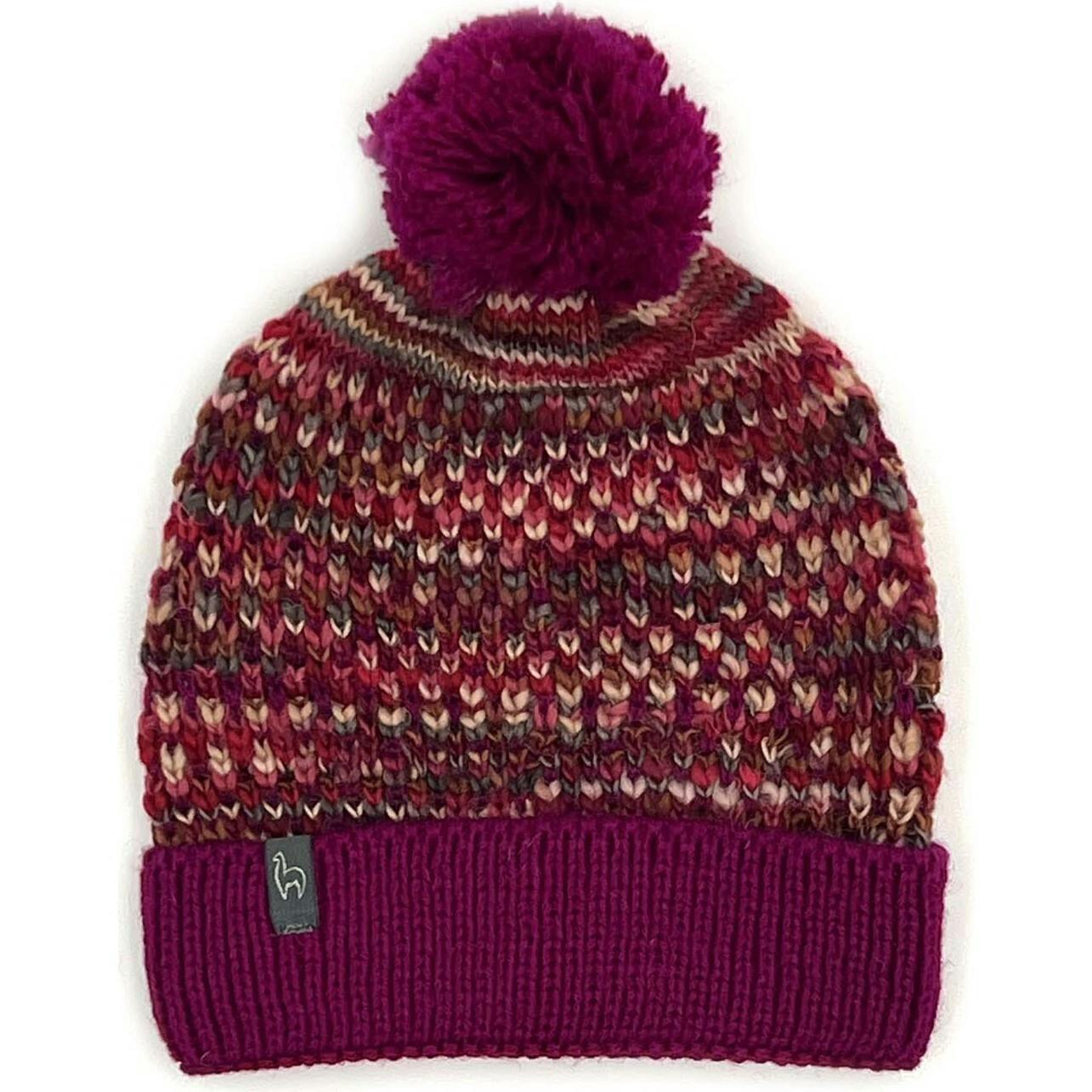 Kids Speckle Pom Pom Beanie