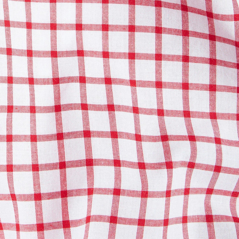 Button Down Shirt - Red Windowpane