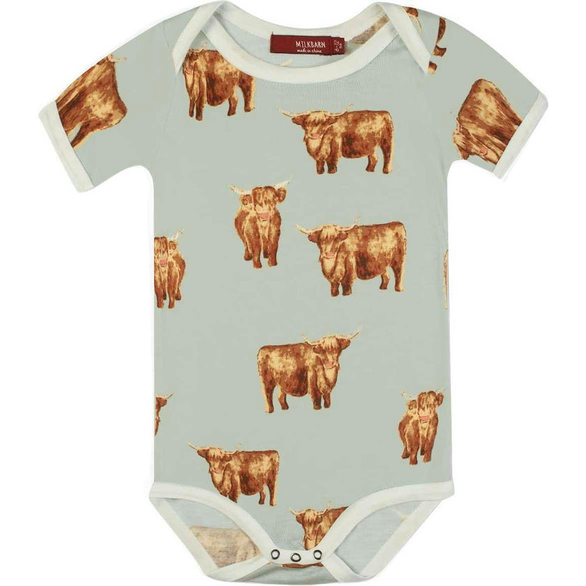 Highland Bamboo Short Sleeve One Piece