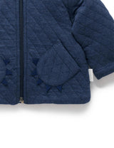 Quilted Dragon Jacket Midnight Melange