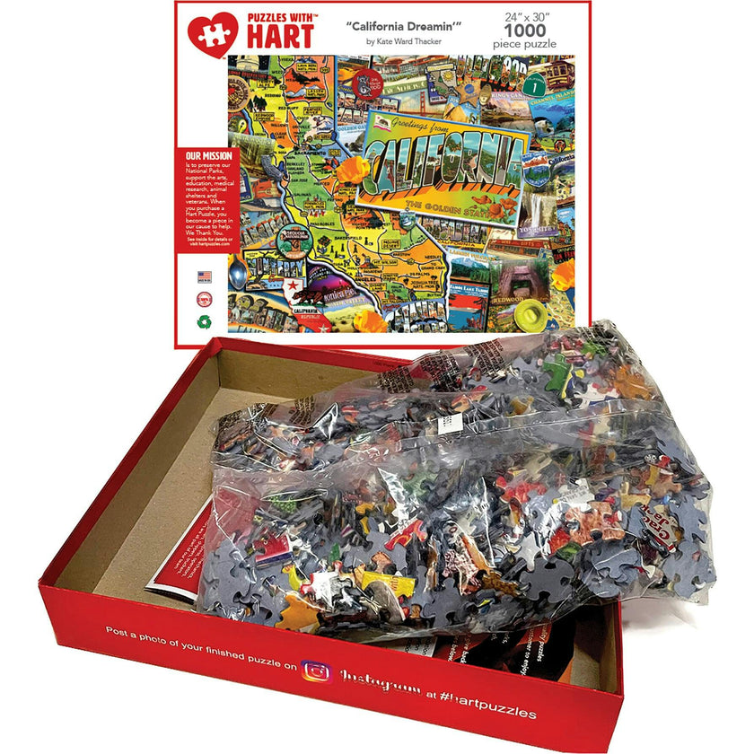 California Dreamin' - 1000 Piece Puzzle