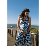 Women's Maternity Cheri Jersey Ruched Bust Sleeveless Dress, Florals