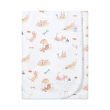 Beach Dogs Pima Cotton Baby Blanket
