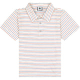 Boys Short Sleeve Polo, Blue