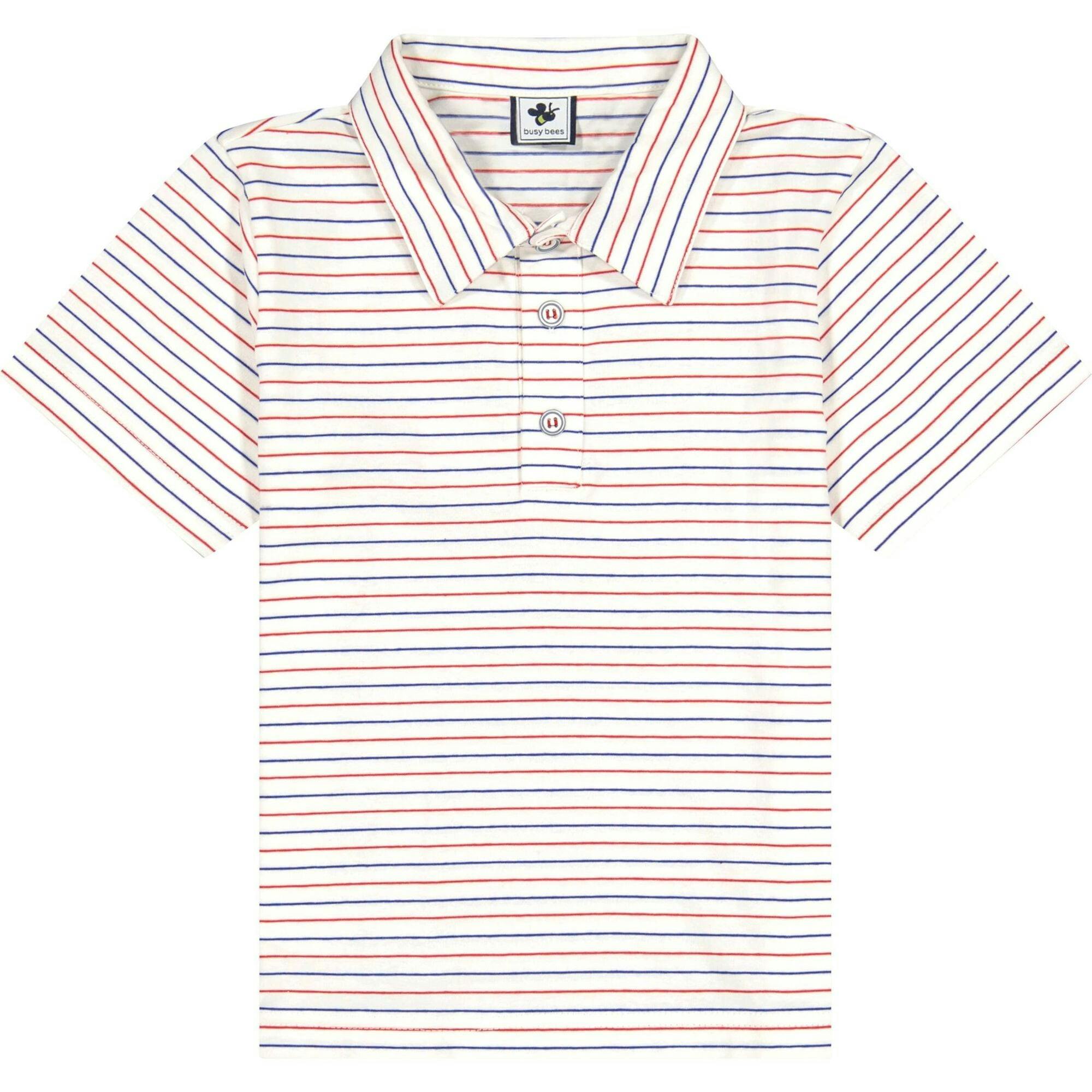 Boys Short Sleeve Polo, Blue