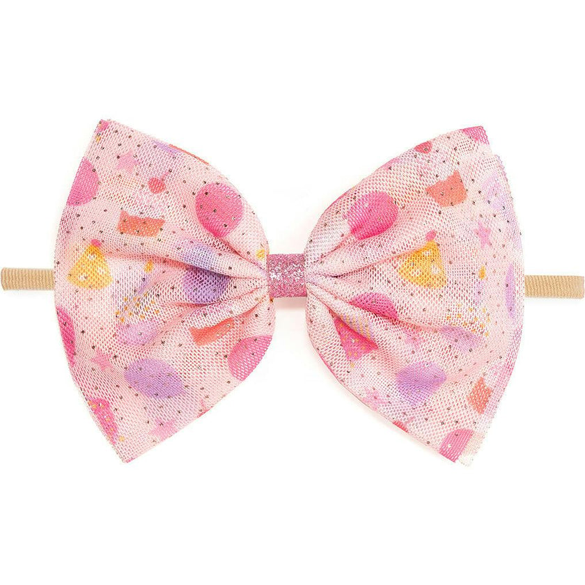 Birthday Party Tulle Bow Baby Headband