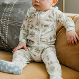 Zip-Up Footie Pajama - Hundred Acre Wood