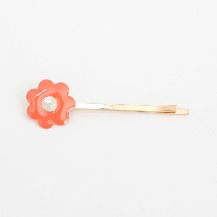 Daisy Enamel Hair Slides