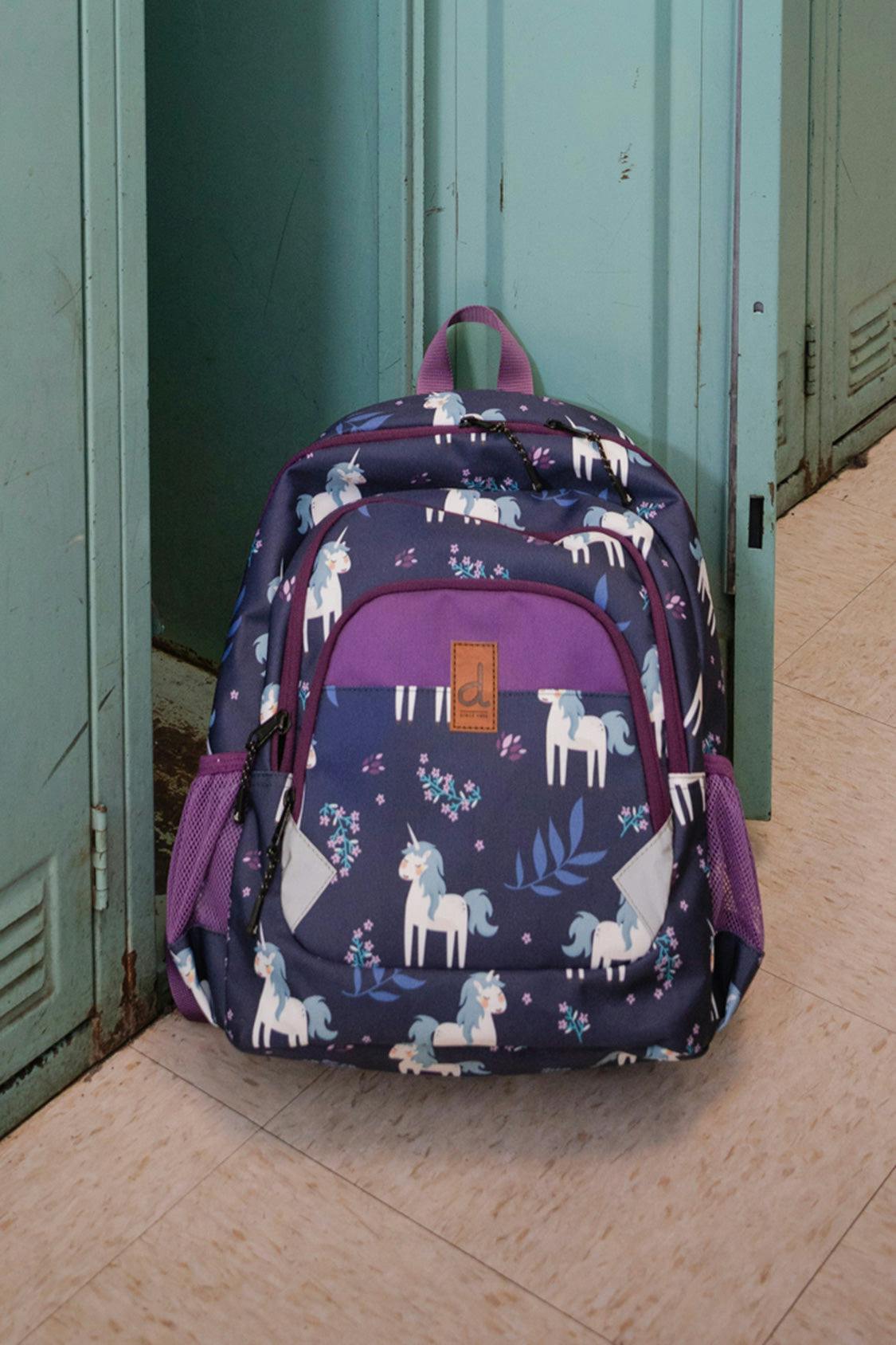 Little Girl Unicorn Lightweight Spacious Backpack