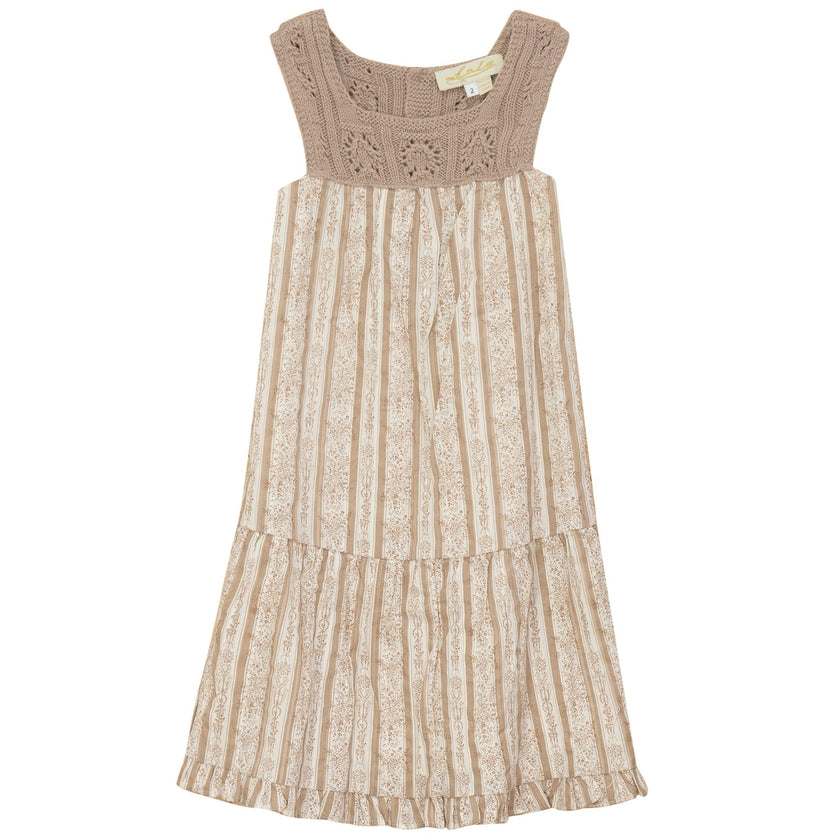 Flower Print Woven Jumper