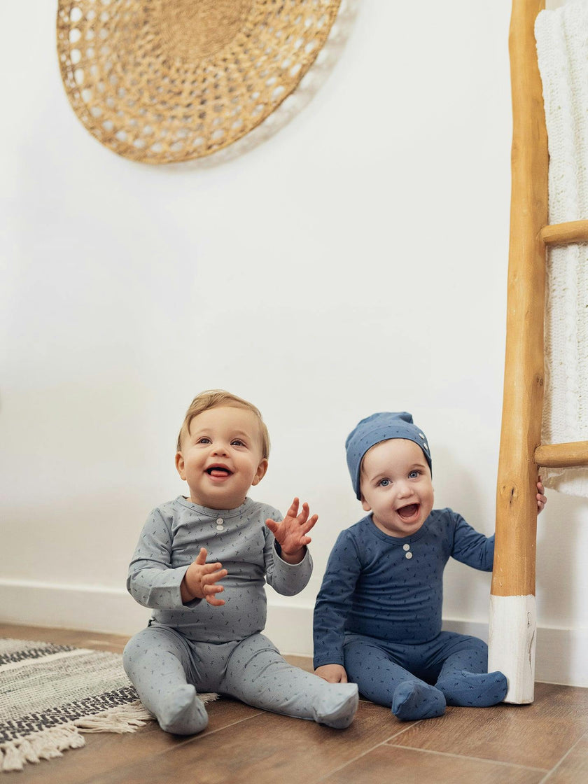 Buttons & Polka Dots Footie