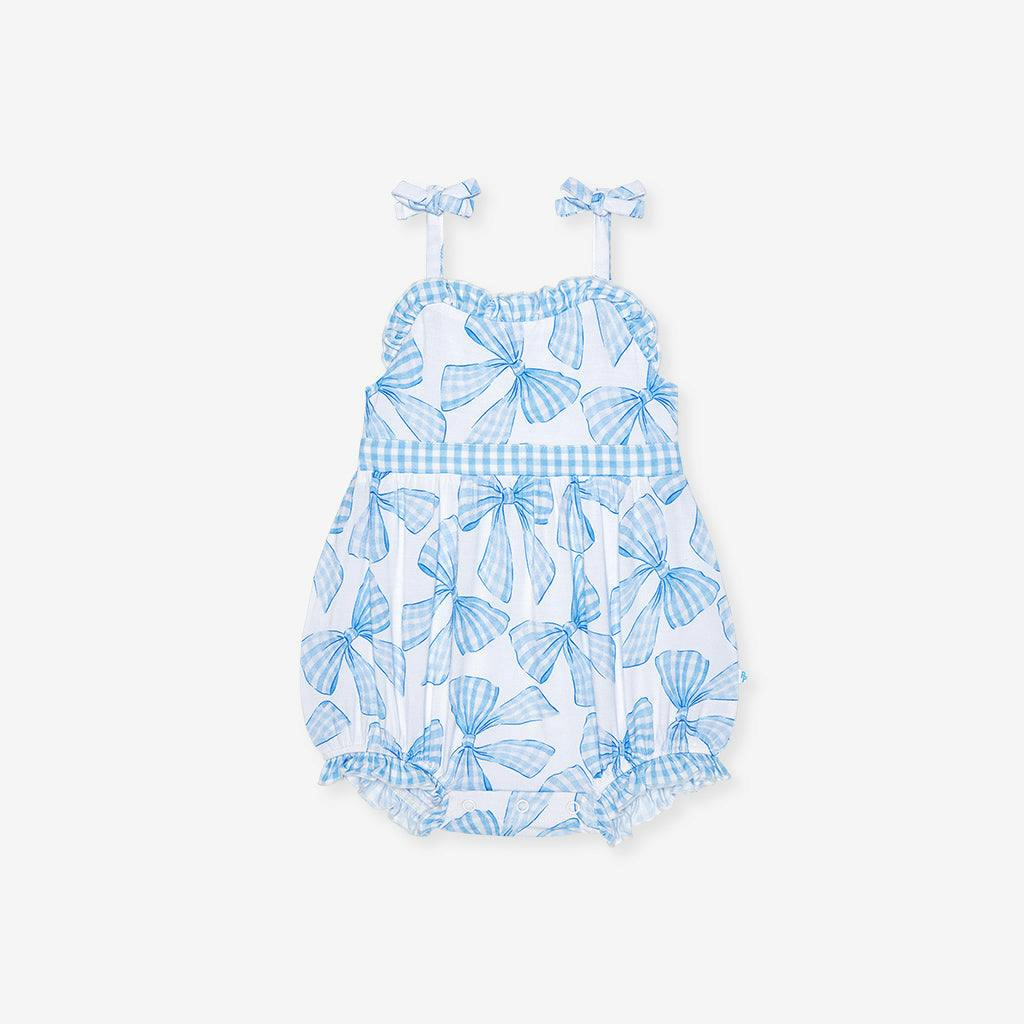 Edda Sleeveless Bow Bubble Romper