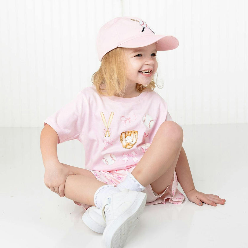 Baseball Cutie Short Sleeve T-Shirt - Ballet