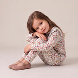 Organic Legging Set of 2 - Woodland Sprig + Taupe