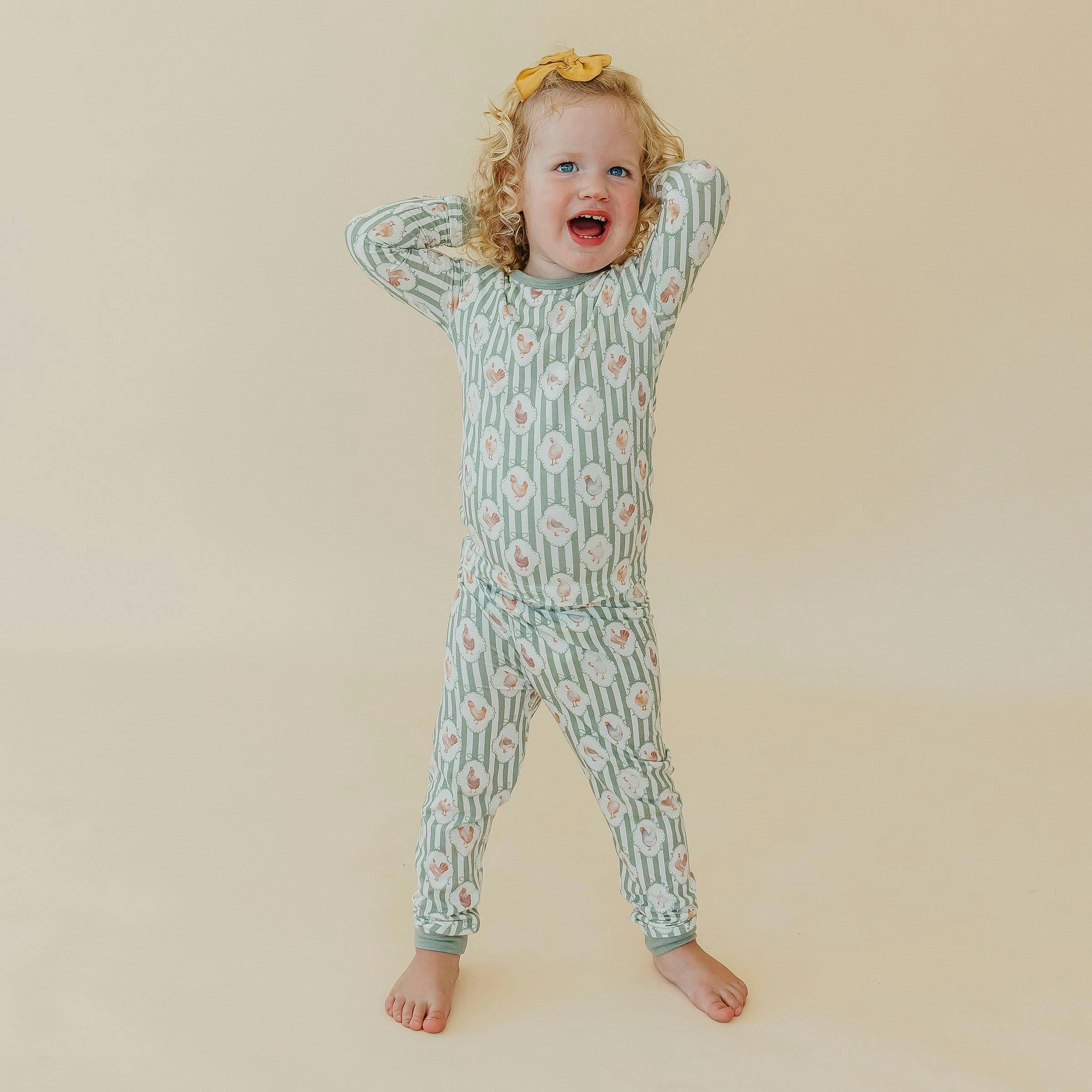2pc Long Sleeve Pajama Set - Constance