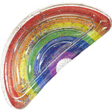 Classic Rainbow Half Island Rainbow Glitter Pool Raft