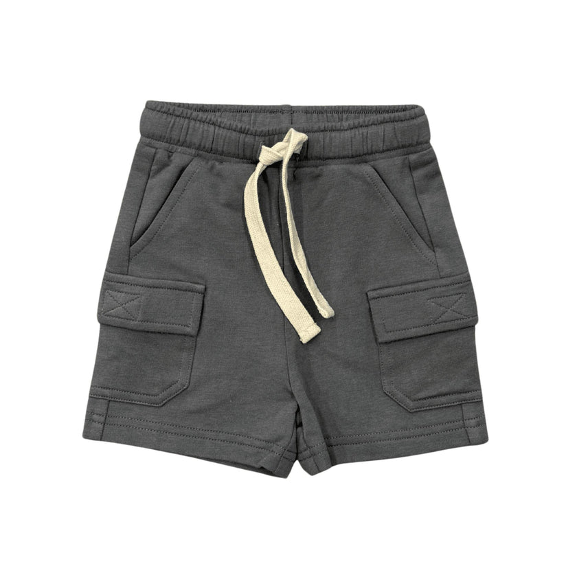 Boys Cargo Shorts in Smoke