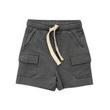 Boys Cargo Shorts in Smoke