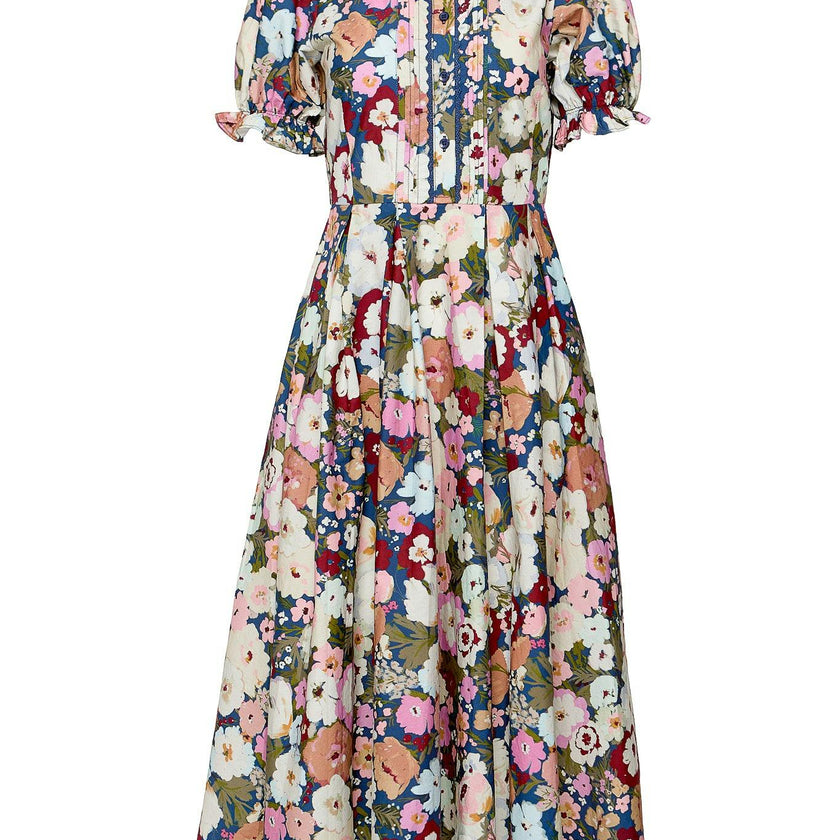Sophia Dress in Midnight Garden