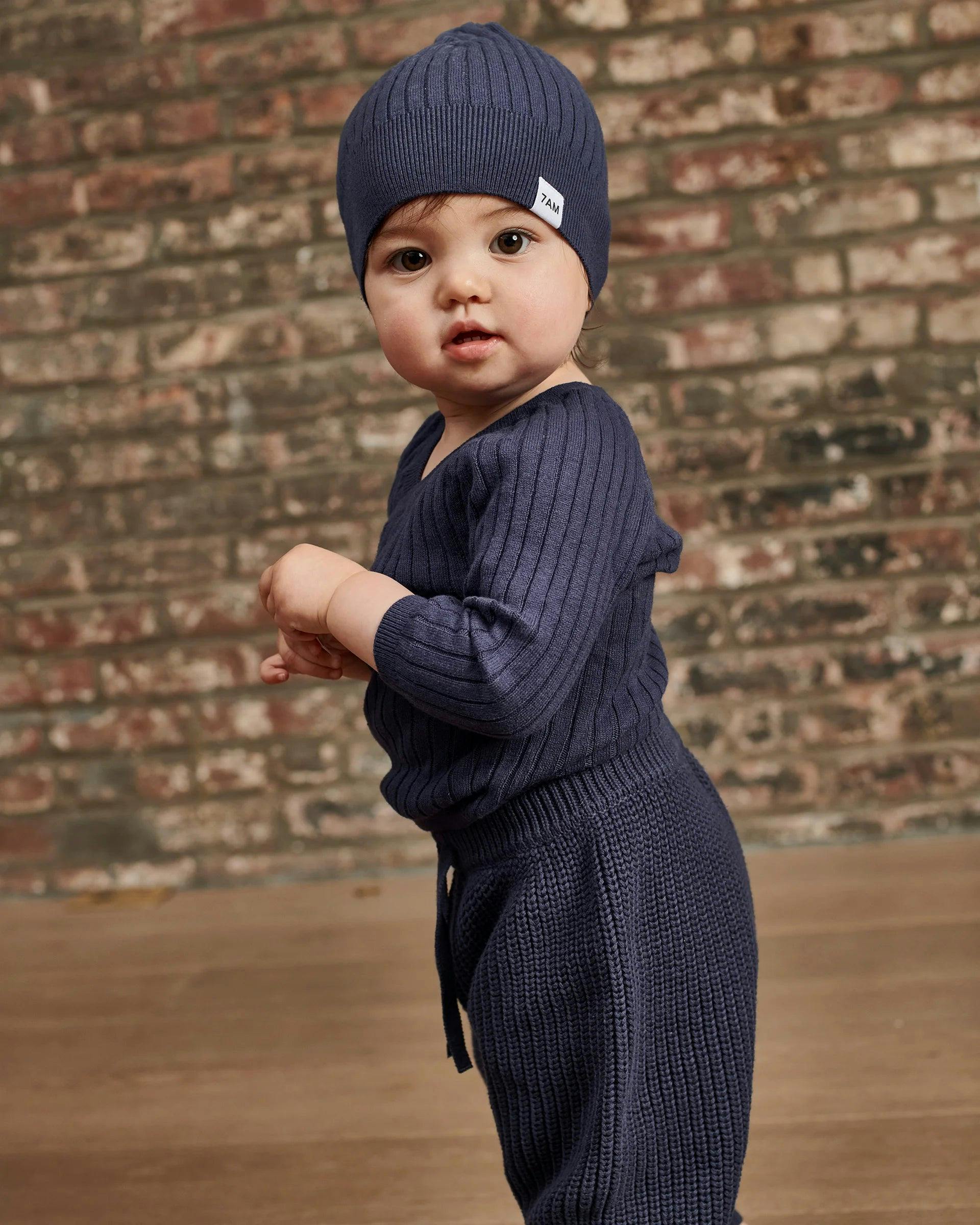 Cotton Beanie - Ribbed