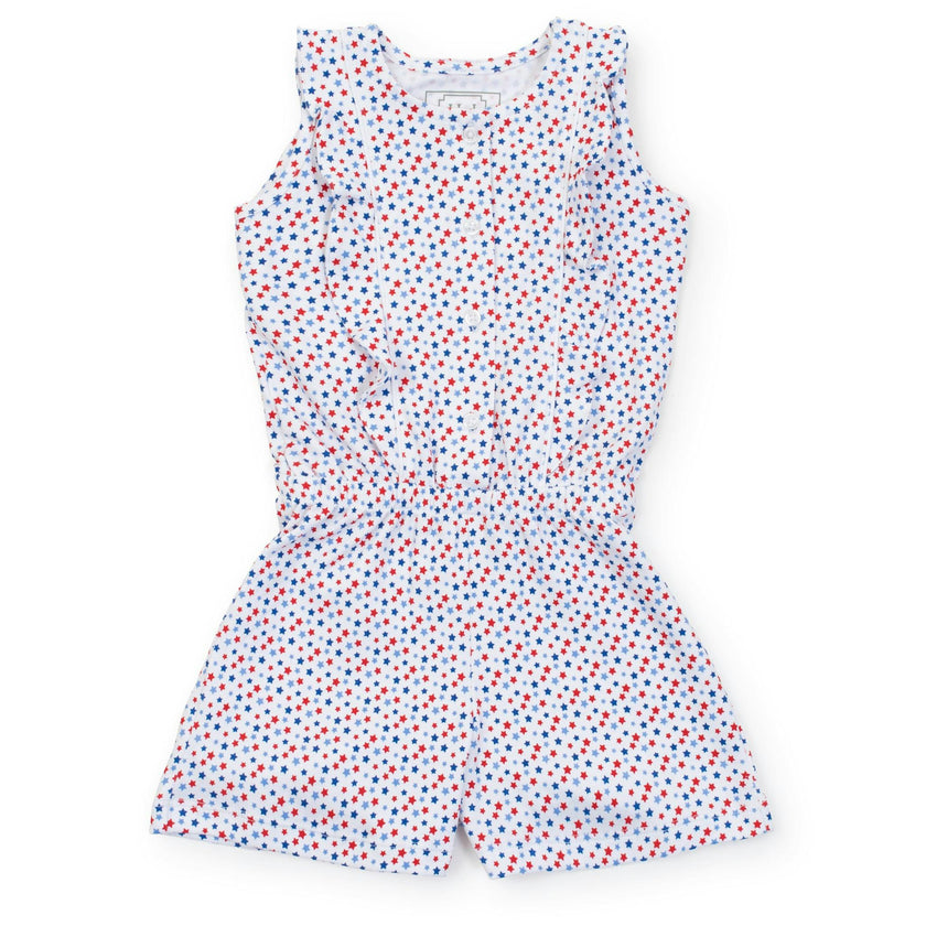 Lola Girls' Romper - Star Spangled