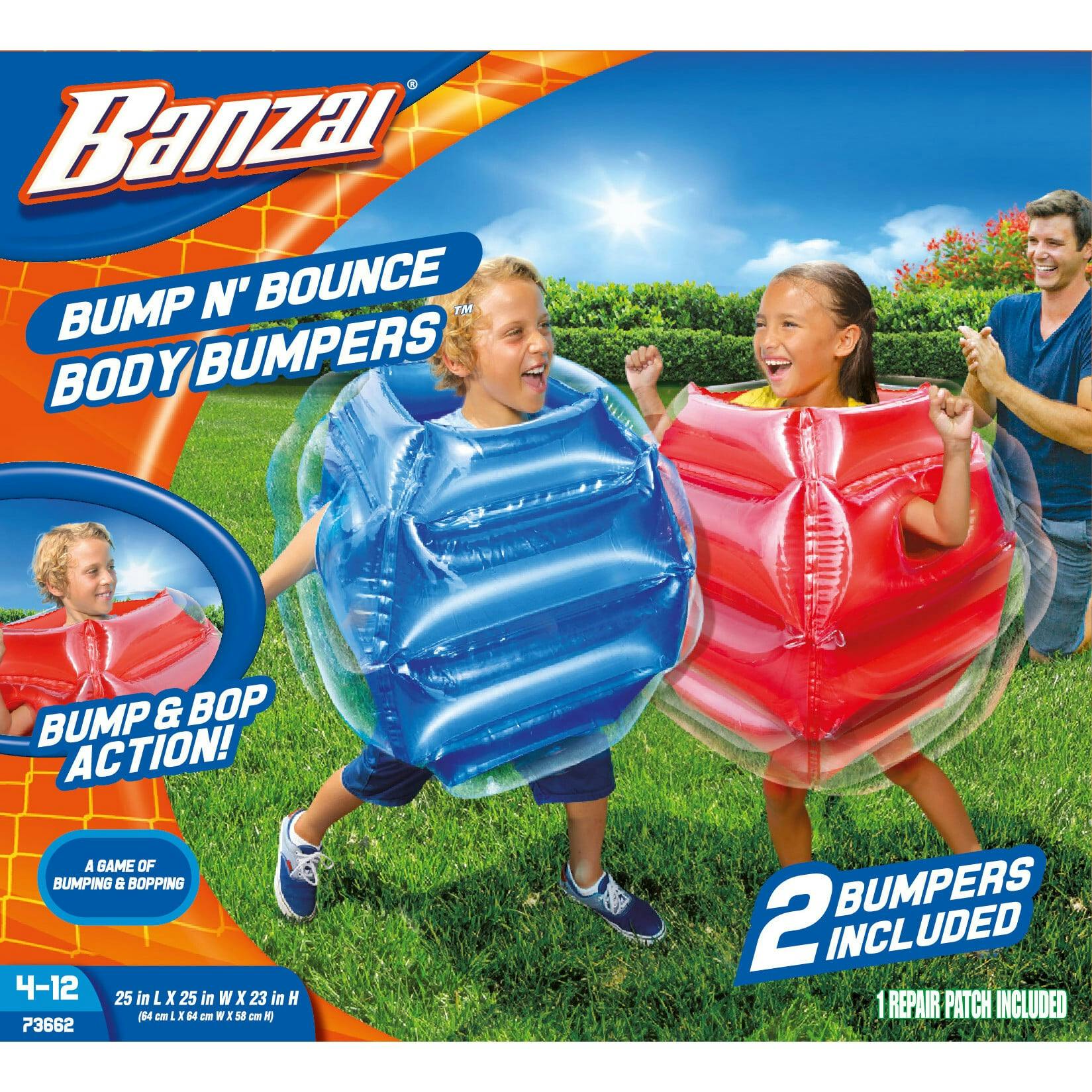 Banzai Bump N Bounce Body Bumpers in Red & Blue