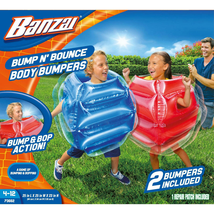 Banzai Bump N Bounce Body Bumpers in Red & Blue