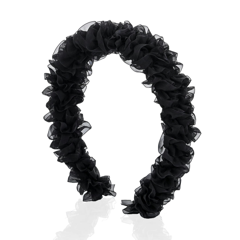 Ruffled Sheer Headband