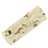 Vintage Natural Ski Organic Cotton Knotted Headband