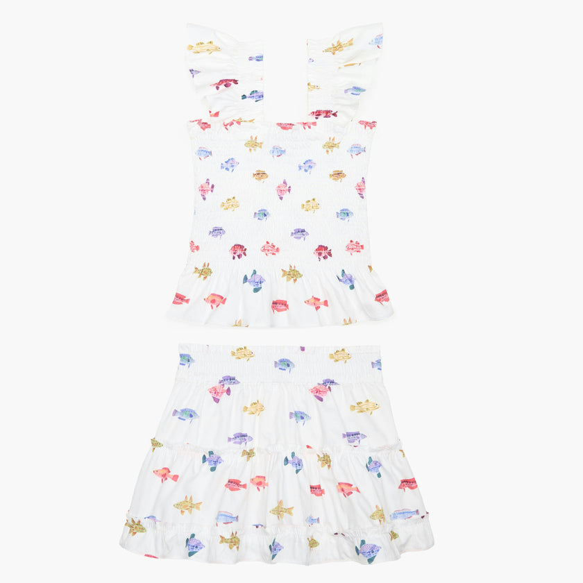The Tiny Paz Nap Set - White Rainbow Fish