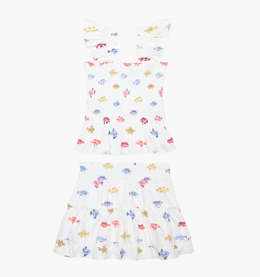 The Tiny Paz Nap Set - White Rainbow Fish