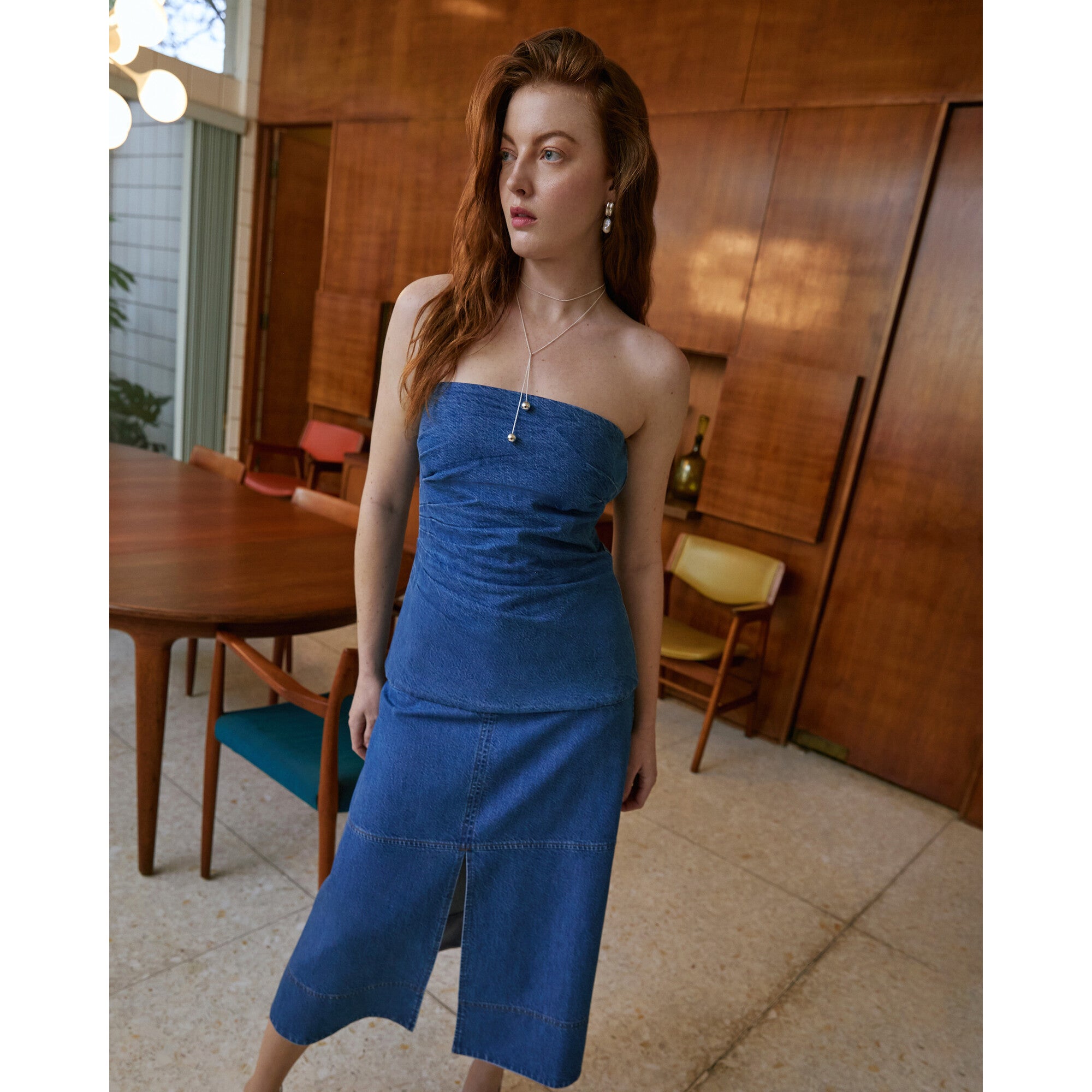 Women's Hudie Skirt, Blue