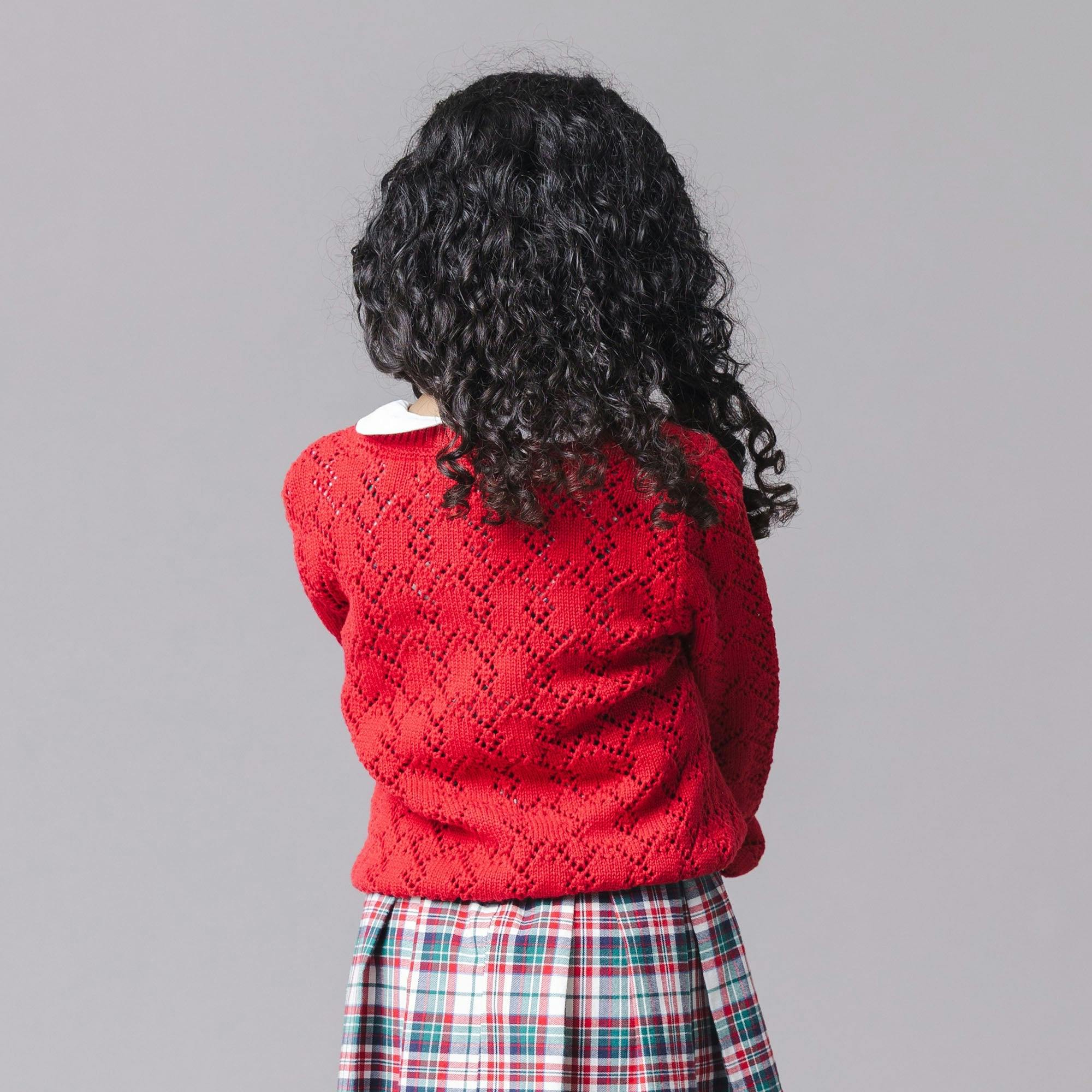 Organic Pointelle Cardigan Sweater