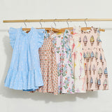 Girls Alyssa Dress - Pink Soft Serve