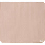 Pointelle Ribbed Blanket Blue Mist