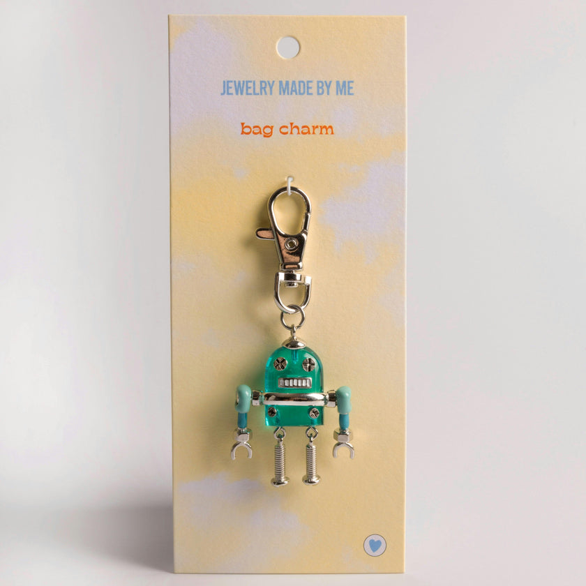 Robot Bag Charm Clip
