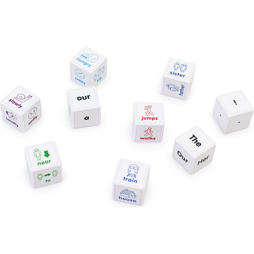 Sentences Cubes Educational Learning Set