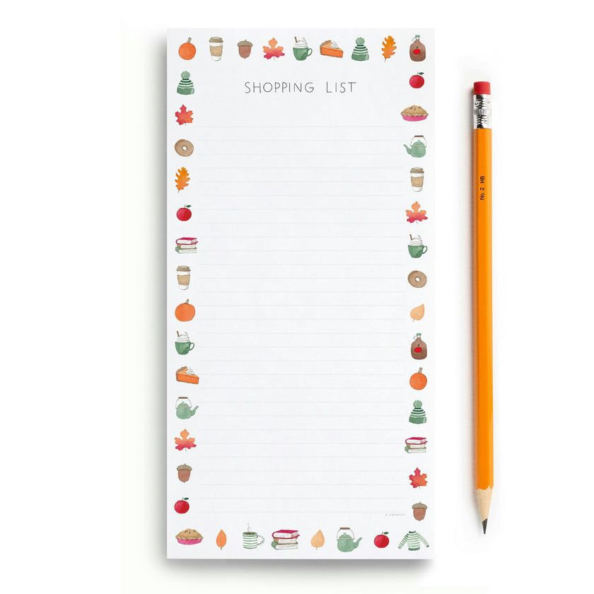 Crisp & Cozy Market Notepad