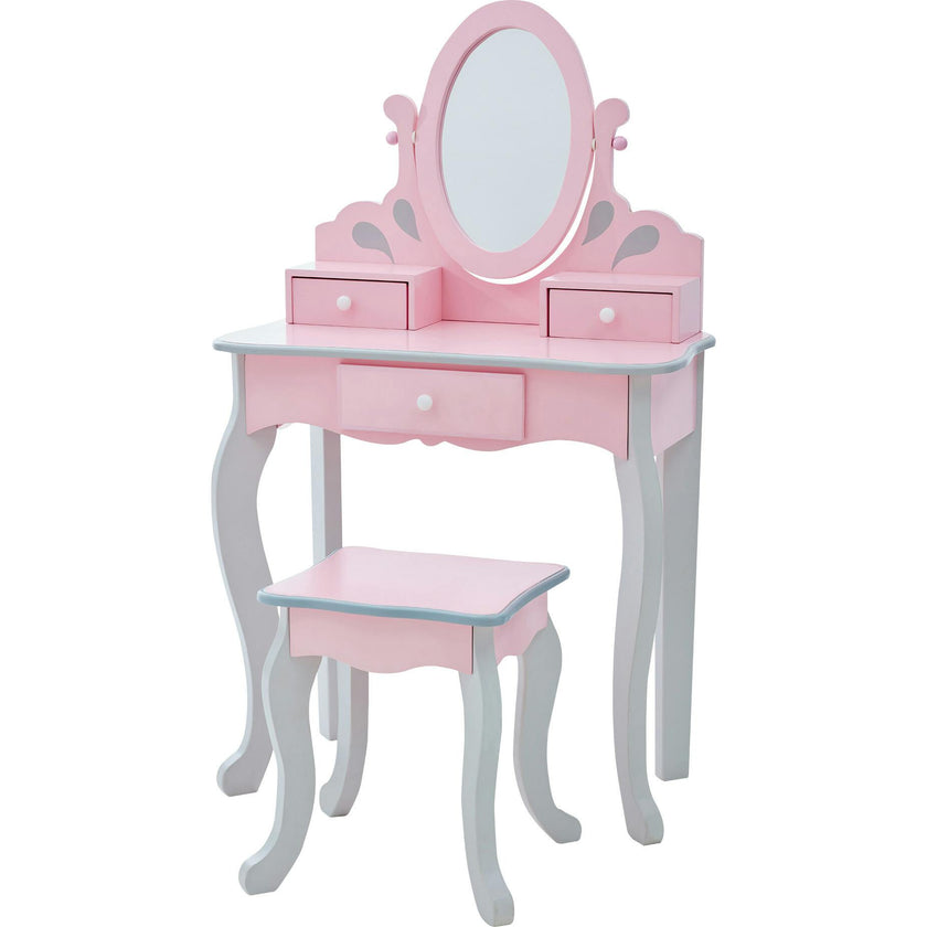 Teamson Kids Wooden Princess Rapunzel 2-pc. Vanity Set
