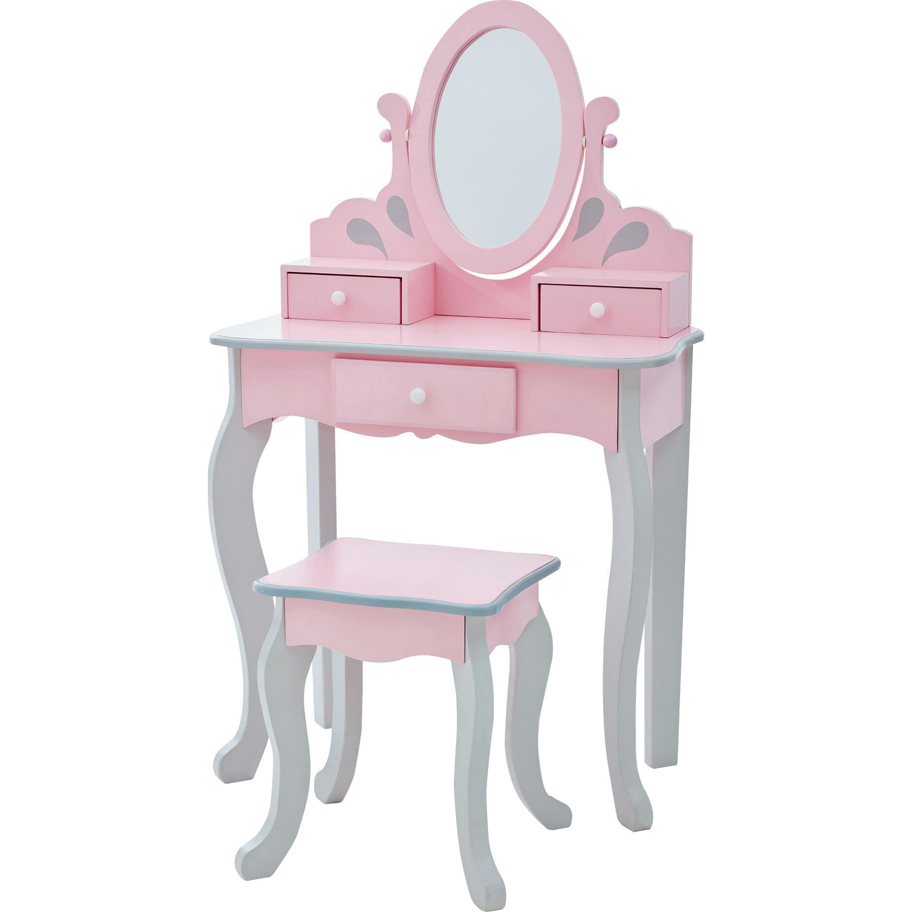 Teamson Kids Wooden Princess Rapunzel 2-pc. Vanity Set