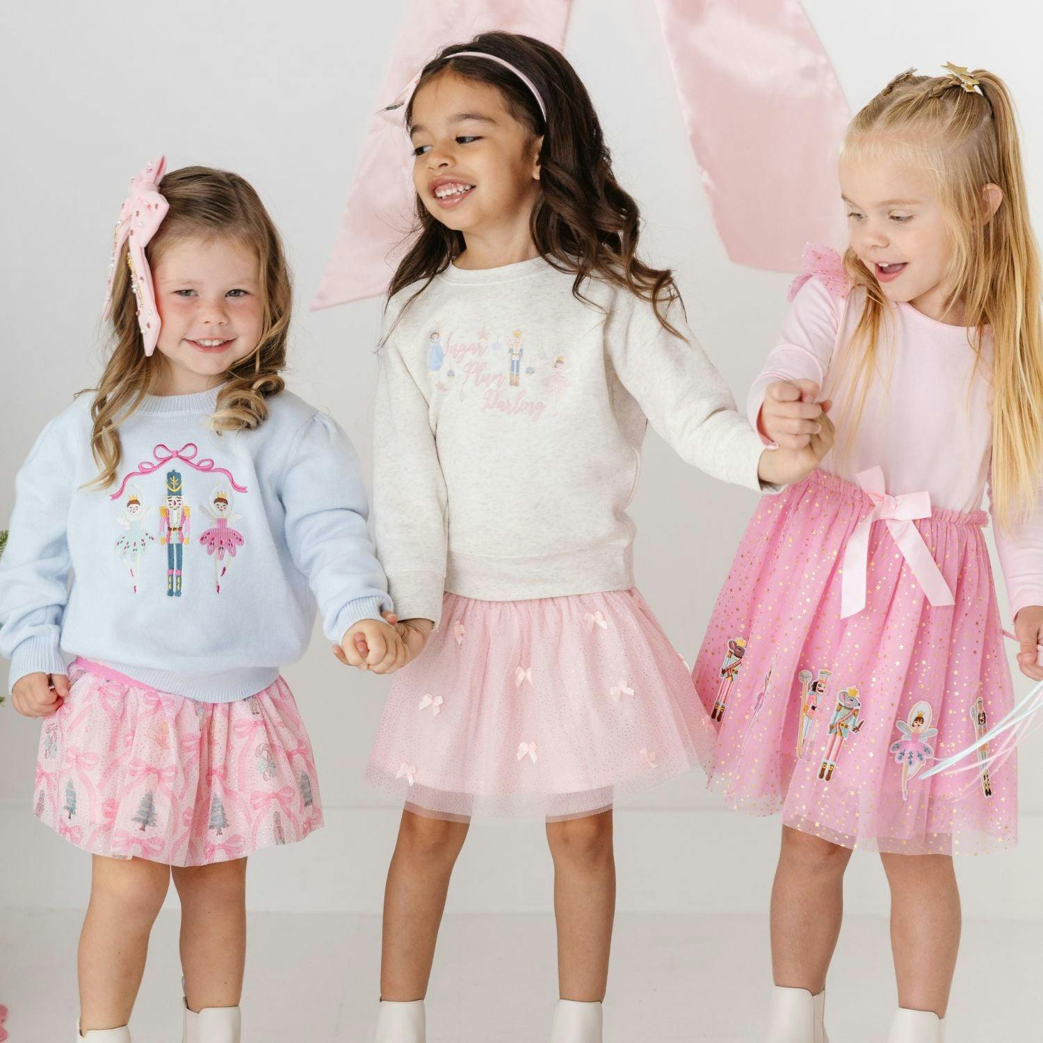 Nutcracker Trellis Christmas Tutu Skirt
