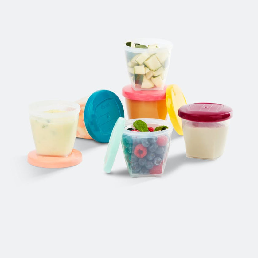 Babymoov Leakproof Baby Food Storage Containers (Airtight Meal Prep Bowls)