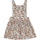 Pinafore Dress in Boombox/Headphones