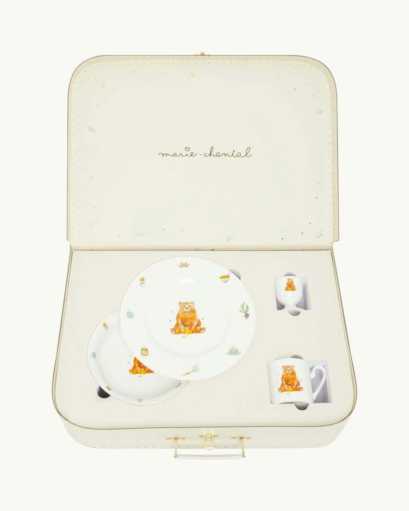 Manners Begin At Breakfast Suitcase Set
