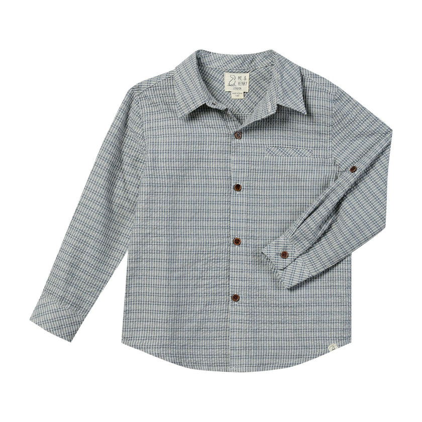 ATWOOD woven shirt chambray stripe seersucker