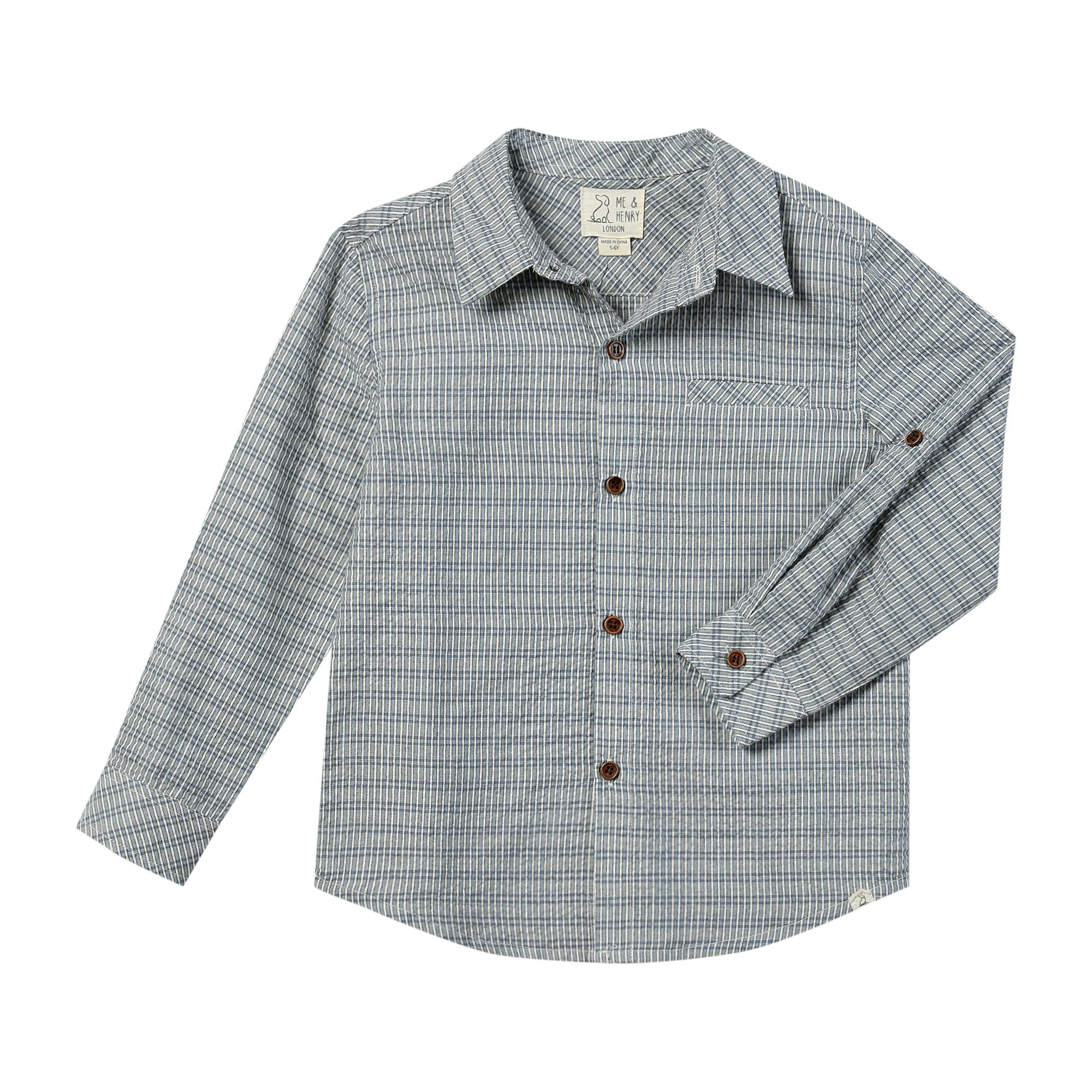 ATWOOD woven shirt chambray stripe seersucker
