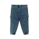 Infant Buttondown Denim Jogger Set
